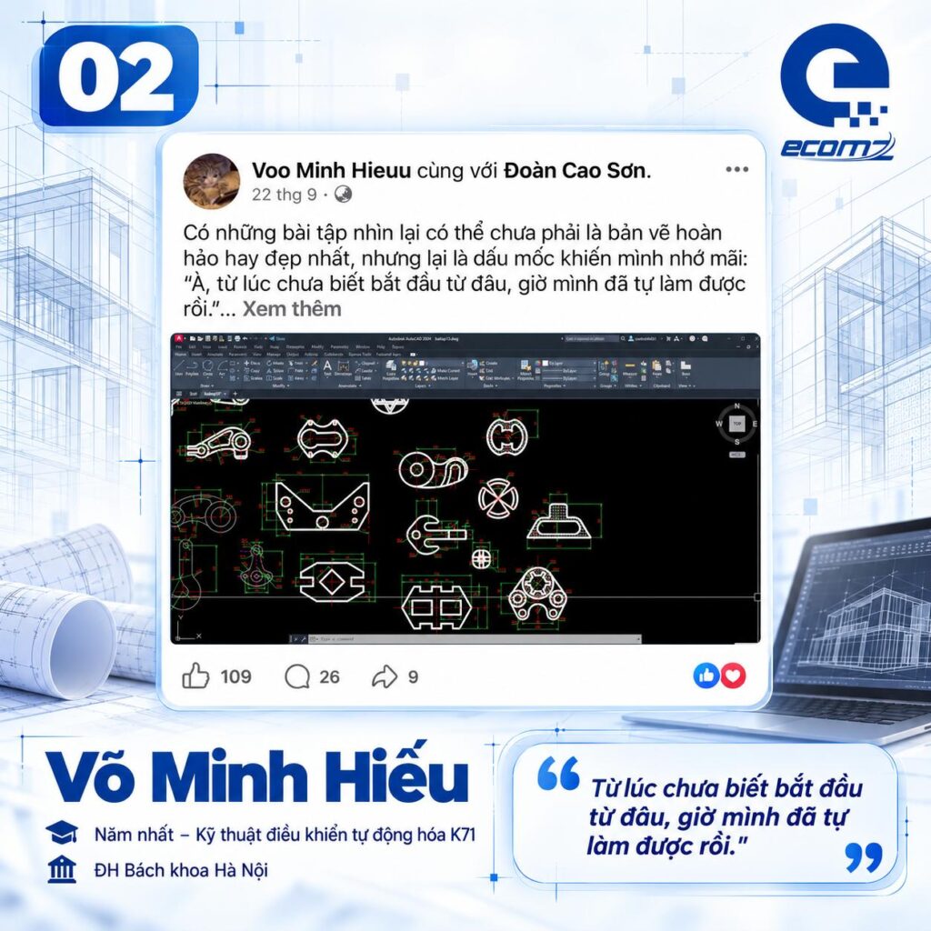 Võ Minh Hiếu – Ngành Tự động hóa K71, trường Đại Học Bách Khoa Hà Nội